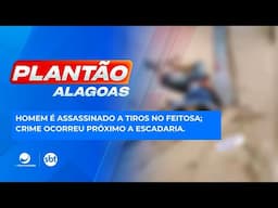Homem é assassinado a tiros no Feitosa; crime ocorreu próximo a escadaria.