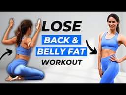 Lose BACK and BELLY FAT | 15 min No Equipment Workout