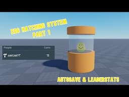 ROBLOX STUDIO Egg Hatching System Part 1 : Currency