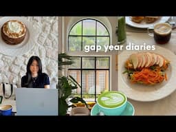 🏡 gap year diaries | cafe hopping, books, carrot cake, abu dhabi vlog