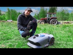 Does this Belong on a Farm? | Testing the Mova 1000 Robot Lawnmower
