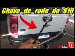 Onde fica a chave de roda da S10