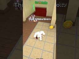 😭the hitbox…💀roblox murder mystery trolling