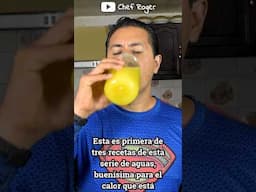 agua super refrescante #chefroger #agua #calor