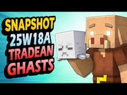 ✅ PIGLINS DAN GHASTS! 👉 Snapshot 25W18A Minecraft