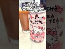 Have you tried the Hello Kitty Boba Tea Canned Drinks!? #Boba #bubbletea #bobatea