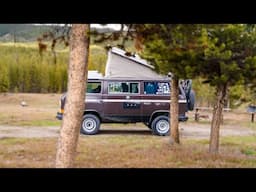 Snowstorm Ruined my Yellowstone Trip | VanLife in Wyoming