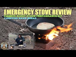 Campfire Naan Bread Over a Firebox Scout Stove Performance Kit (Review)