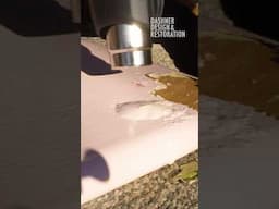 Stripping Paint From A Classic Heywood Wakefield Table  #furniturerestoration #diy