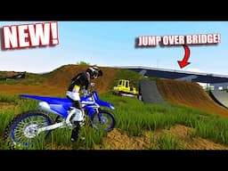 150FT JUMP OVER A BRIDGE ON THIS AMAZING FREERIDE PLAYGROUND!? (MXBIKES)