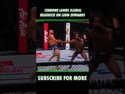 Cerrone's illegal headkick vs Edwards. Dirty trick or veteran move?
