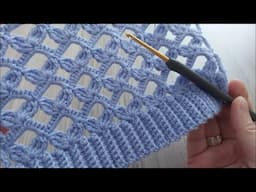 Wonderful & Unique Easy Crochet Pattern 🌟 | Unusual Design for Baby Blankets & Bags