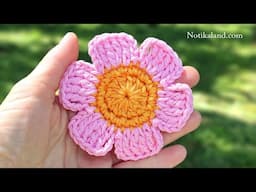 Crochet Flower EASY Pattern