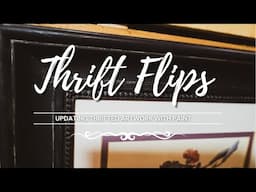 Thrift Flips • Updating Thrifted Art • Painting Frames • Thrifted Art Makeovers