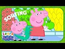 Learn How To Sort With Peppa Pig! 📝 Educational Videos for Kids 📚 Learn With Peppa Pig