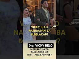 DRA. VICKY BELO, NAHIRAPAN MAGLAKAD? #abscbnnews  #abscbnentertainment  #vickybelo