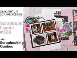 Scrapbook Layout # 368/Double Page (Stampin' Up! Scrapbooking)