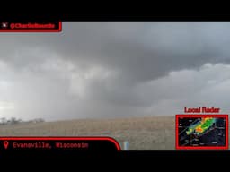 Evansville Tornado Warning Live As It Happened | 4-2-25