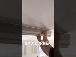 How to Mud a Corner! #diy #construction #tools