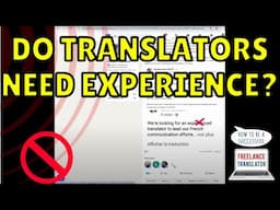Do Translators need Experience?