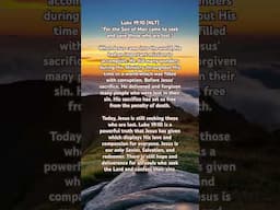 Discovering Hope and Redemption Through the Compassion of Jesus Christ, Reflecting Luke 19:10