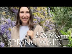 Villa Cipressi BOTANICAL GARDEN walk 🪻/ Our Italian renovation 🏰