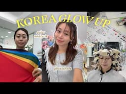 KOREA GLOW UP VLOG ✨ beauty, color analysis, skin treatments, health, photoshoot