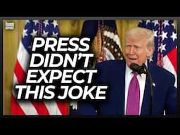 Trump Makes Press Laugh with Reaction to ‘No Kings’ Protests Question