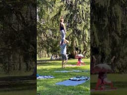 Hippies Working Out in the Park
