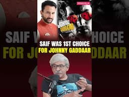 Saif Ali Khan Was The FIRST Choice For Johnny Gaddaar, Says Sriram Raghavan | #shorts #bollywood