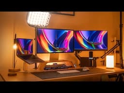 The Dream Mac/PC Hybrid Desk Setup