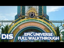 Universal Epic Universe | Full Park Ambiance Walking Tour