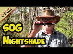 Budget Defensive Knife -  SOG Nightshade - Sharp Saturday