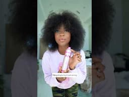 Would you try this?! A Glittery Fro!