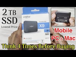 Low Price Crucial X9 SSD | Portable SSD | High Speed SSD | SSD For Mobile & PC | Best SSD For Mobile