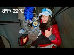 Cozy Rooftop Tent Camping in -8ºF/-22ºC in South Dakota