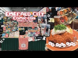 Vibing and eating good at ECCC 🥰 Artist Alley VLOG 2025