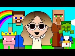 I MADE MINECRAFT CHARACTERS IN SPRUNKI