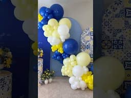 Make An Amalfi Coast Balloon Backdrop With Me! 💙