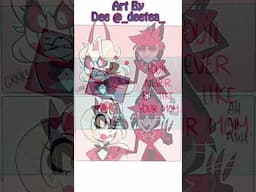 Fightin' Words (A #hazbinhotel comic dub) #alastorhazbinhotel #charliemorningstar #vox