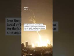 Iranian Missiles Hit Tel Aviv After Israeli Strikes on Nuclear Sites