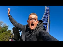 Riding Goliath at Walibi Holland - EPIC Intamin MEGACOASTER!