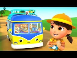 Wheels on the Bus Sing Along Nursery Rhyme for Toddlers & Preschoolers