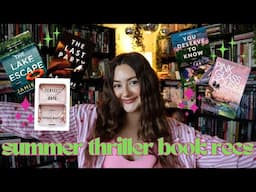 summer thriller book recommendations 2025 | books perfect for the pool & vacation!