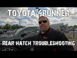Toyota 4Runner rear power door troubleshooting