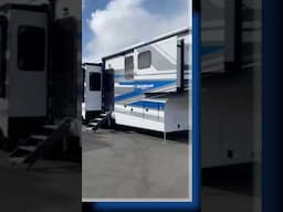 Luxury 5th Wheel Tour: Forest River Riverstone 442MC! 🤯 #shorts
