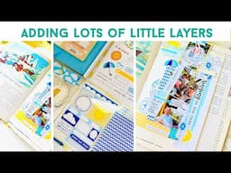 HOW TO ADD LOTS OF LITTLE LAYERS | Junk Journaling | April Kit Unboxing