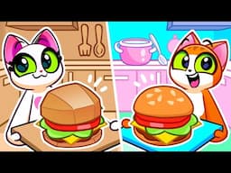 Inside the Cardboard House Challenge | Useful Stories | Safety Tips | Animated Cartoons | Purr-Purr
