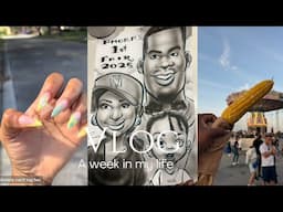 WEEKLY VLOG: STATE FAIR 🎡, Travel Maintenance 💅🏾🐚  She Took My Camera ! + ft. Teddy Blake