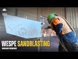 WORKSHOP WEDNESDAY: Sandblasting and testing the volute springs on the WW2 Wespe SPG!